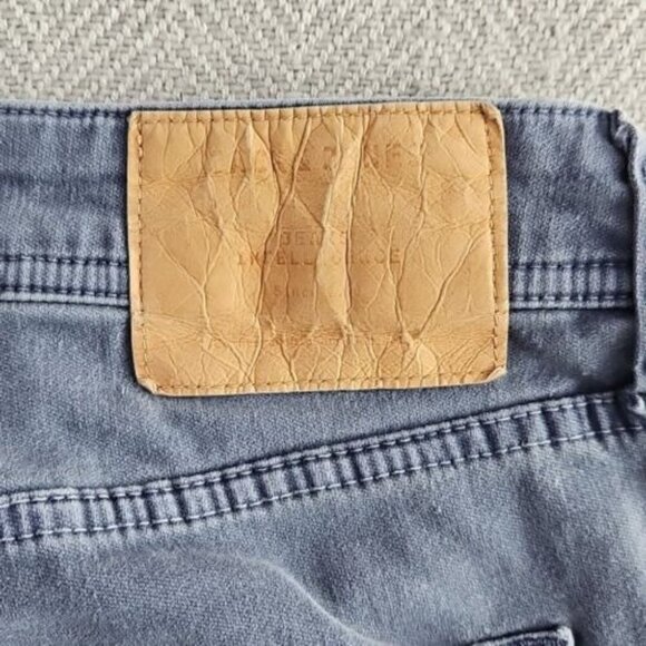 Jack & Jones Jeans Men's Glenn 36x34 Faded Navy Blue Slim Fit Button Fly - Picture 16 of 16